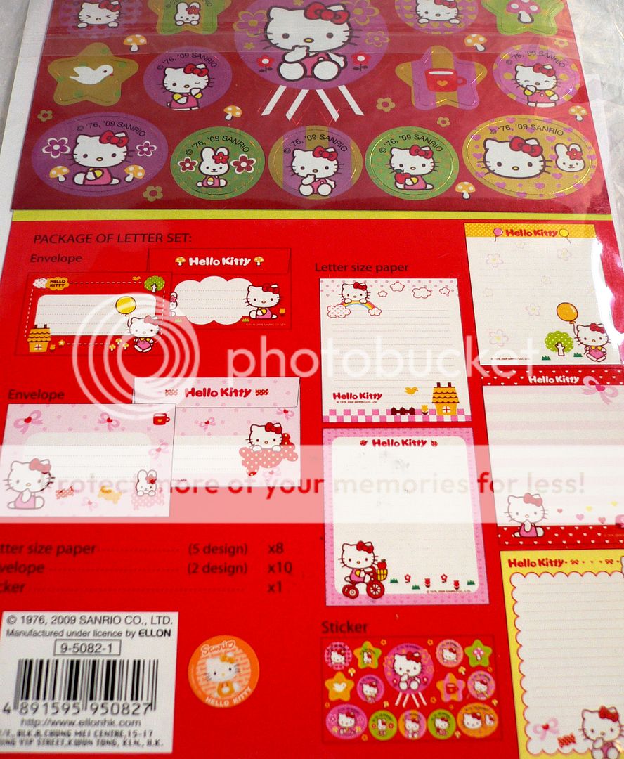 Sanrio Letter Set Writing Paper 40 Sheets 20 Envelopes Stickers
